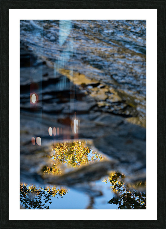 Mirrored I Picture Frame print