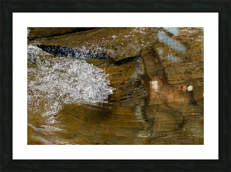 Stone Carving I Picture Frame print
