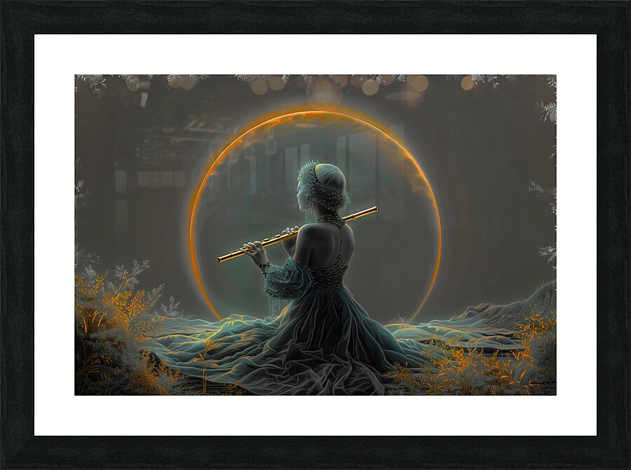 Aurelias Flute 3 Picture Frame print