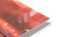 Red lined HD Metal print
