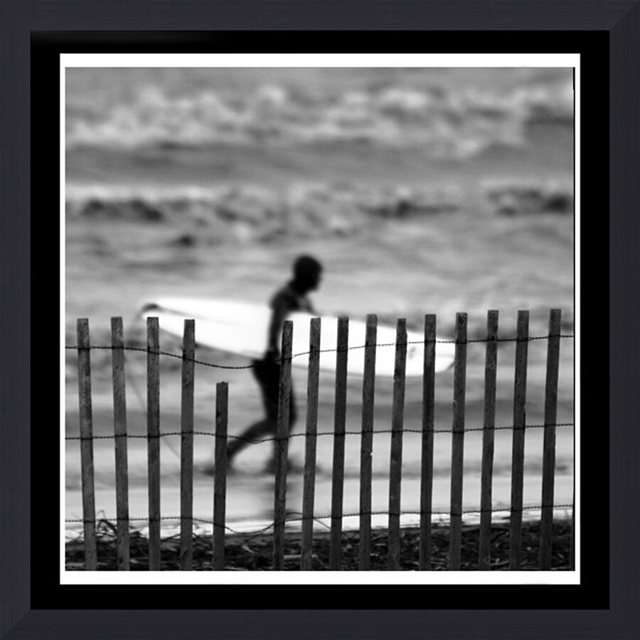 Fenced Ambition Picture Frame print