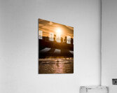 San Diego Surfer Sunrise Spotlight Vertical Acrylic Print