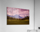 Banff Golf Sunset Acrylic Print