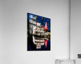 Riverboat Night Reflections Acrylic Print