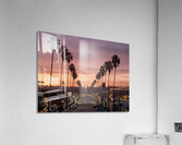 Newport Ave Golden Sunrise Acrylic Print