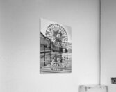 Ferris Wheel Rainy Reflections Acrylic Print