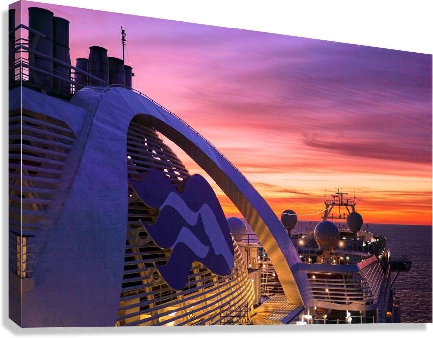 Sailing Off Into The Sunset Canvas Print