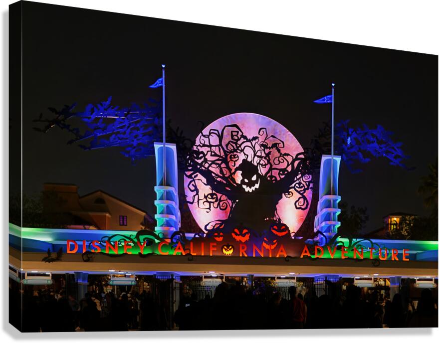Halloween Entry Gates Canvas Print