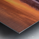 Ocean Beach Pier Golden Sunrise Metal print