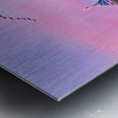 Sunset Birds over Castle Metal print