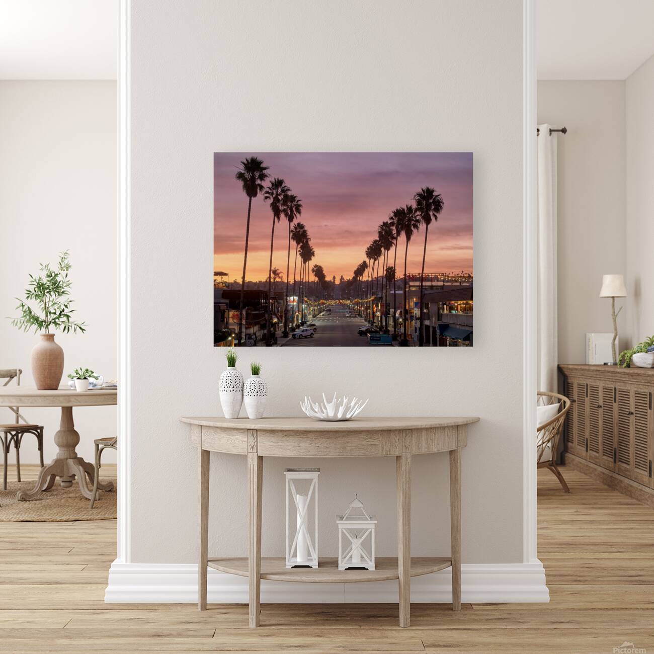 Newport Ave Golden Sunrise Reproduction
