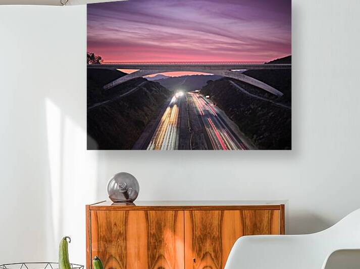 Lilac Bridge Sunrise Close Up by Ryan Cameron