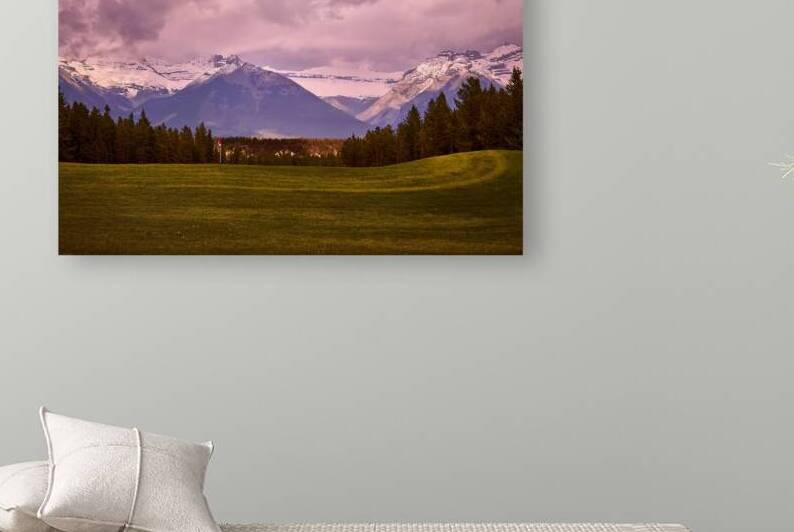 Banff Golf Sunset by Ryan Cameron
