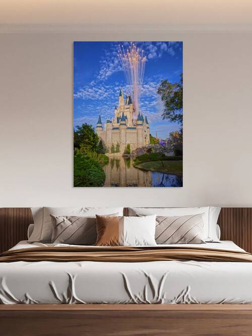Daytime Castle Fireworks Reproduction