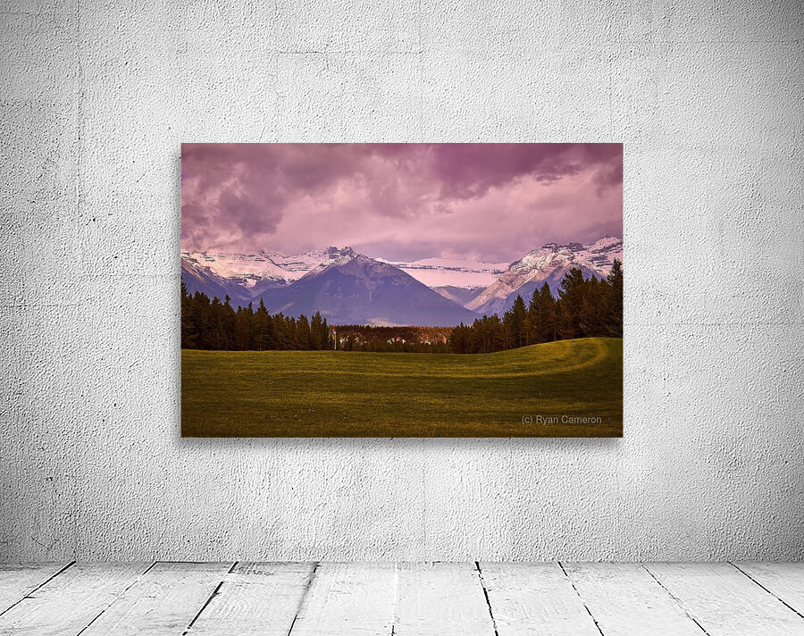Banff Golf Sunset Wall Preview