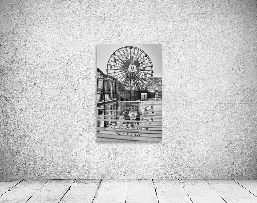 Ferris Wheel Rainy Reflections Wall Preview