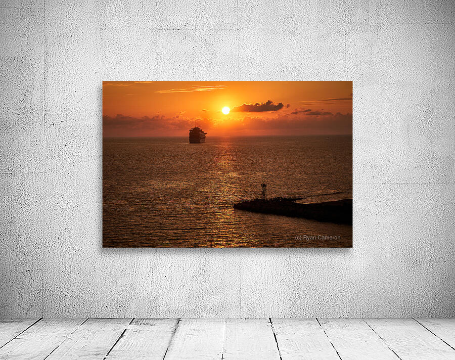 Diamond Princess Sunset Wall Preview