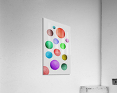 Colored Spheres Acrylic Print