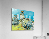 Green & Blue Symphony Acrylic Print