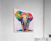 The Colored Elephant Acrylic Print