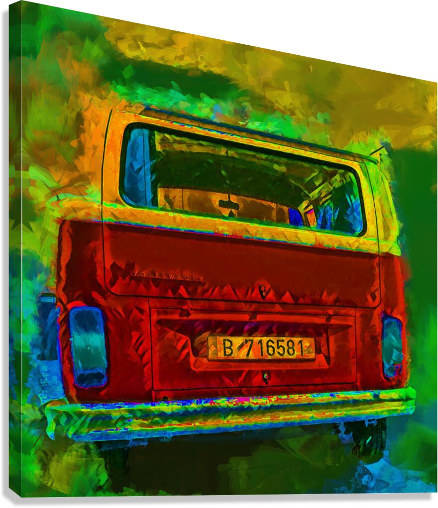 Vivid Van Life Canvas Print