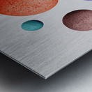 Colored Spheres Metal print