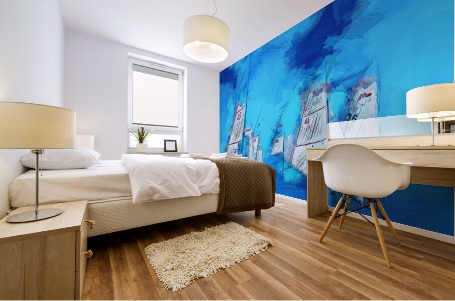 The Nautical Dance Mural print