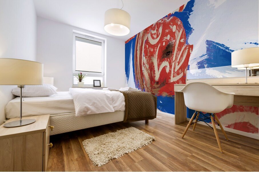 Camouflaged Emotions Mural print