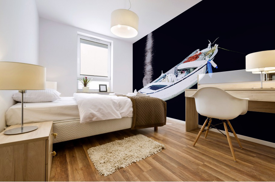 Fishing boat Mural print