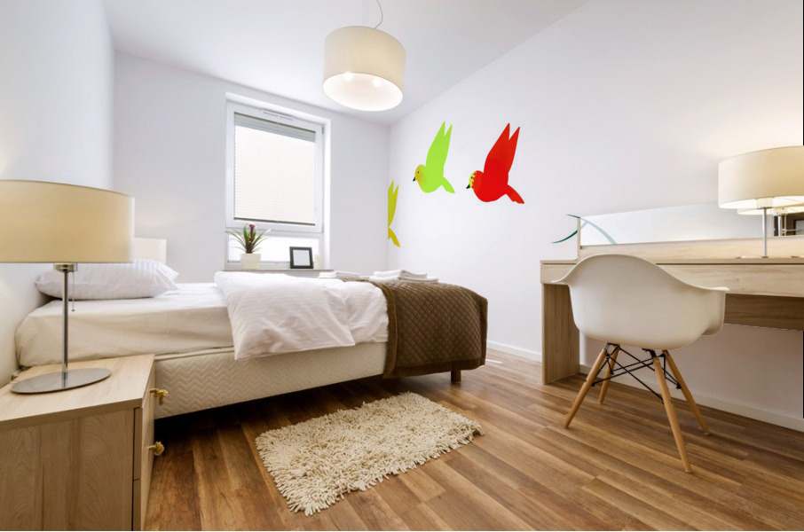 Birds Migration Mural print