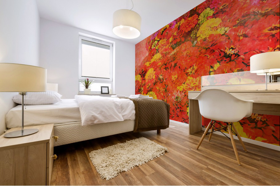 Marche Aux Fleurs Mural print