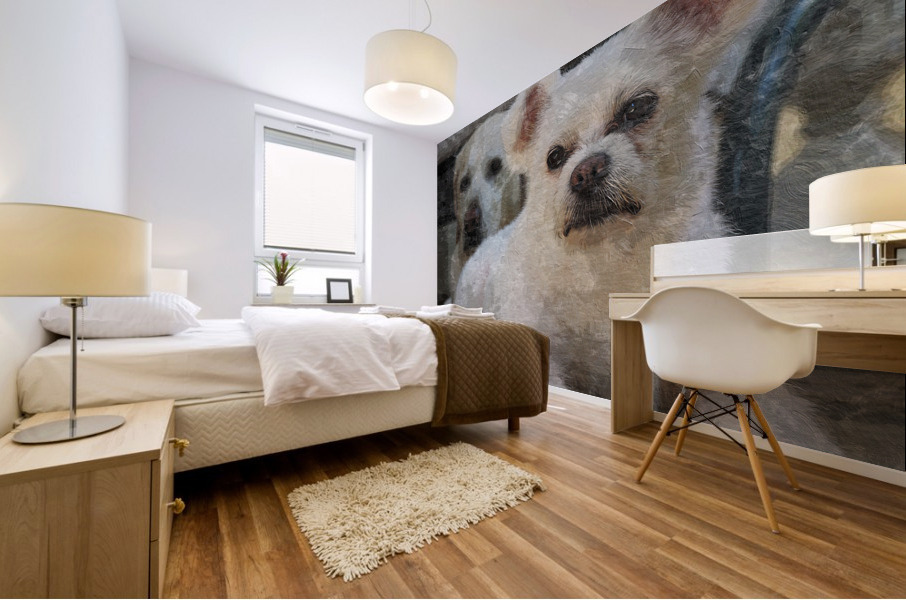 Amitie Mural print