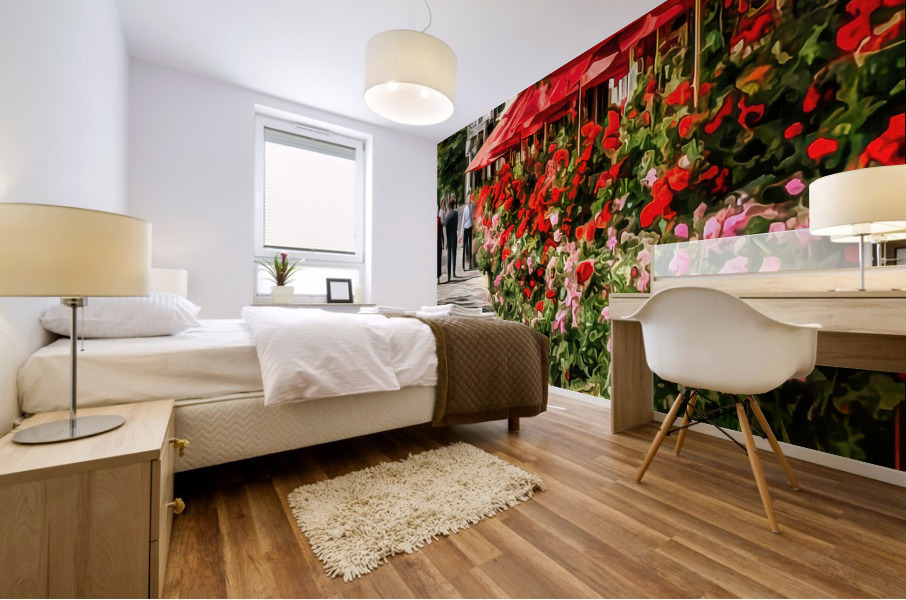 Cafe Trottoire Mural print