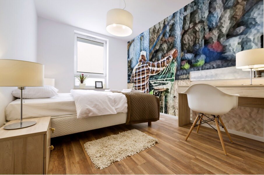 Mediterranean Echoe Mural print