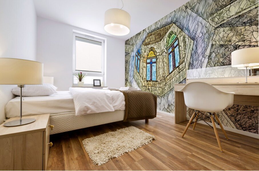 Divine Mosaic Mural print