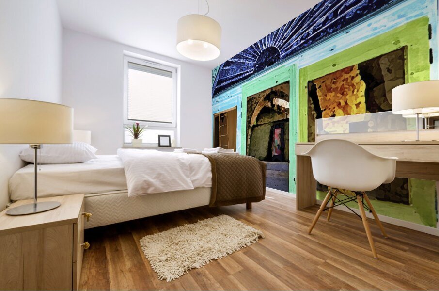 Emerald Gateway Mural print