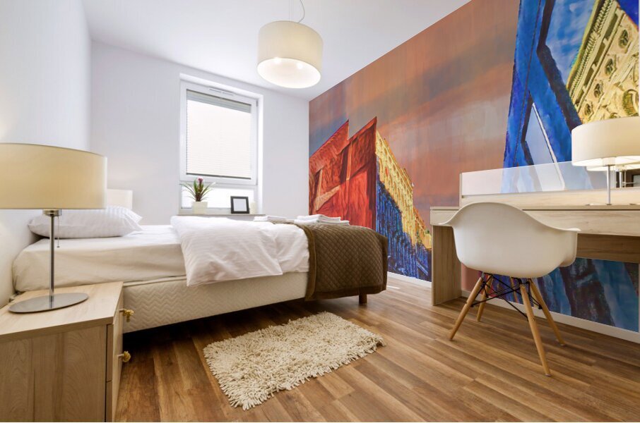 Dusk Reshaped Mural print