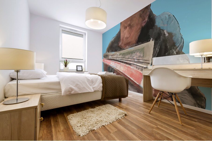 The Quiet Observer Mural print