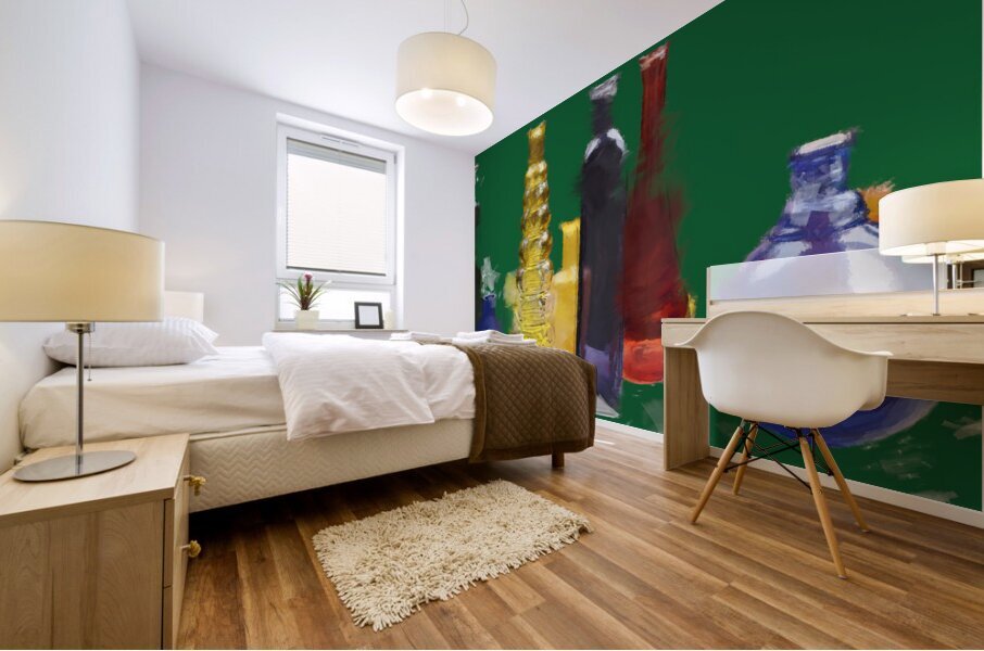 Vibrant Stillness Mural print