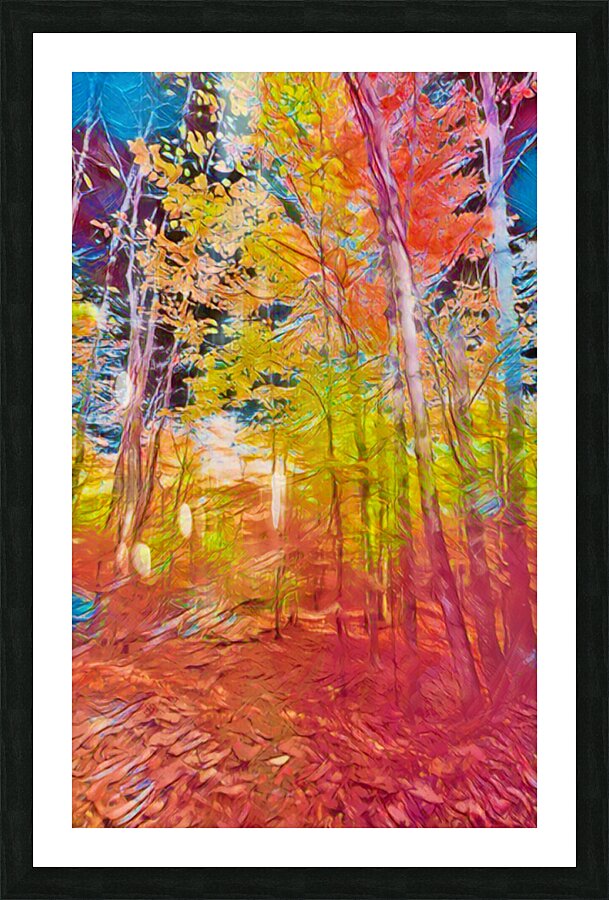 A Dance with the Fall Picture Frame print