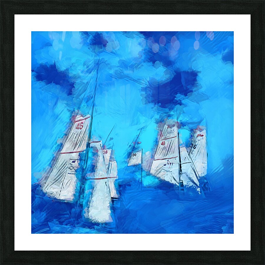 The Nautical Dance Picture Frame print