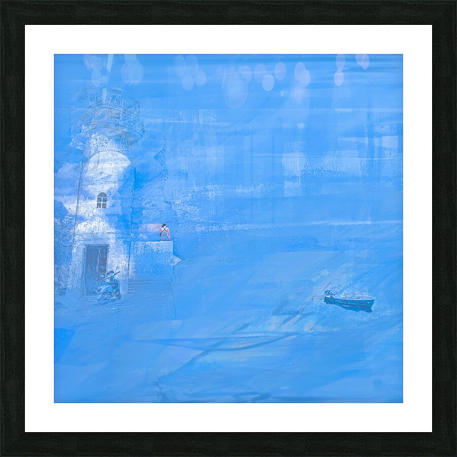 The Blue Beyond Picture Frame print