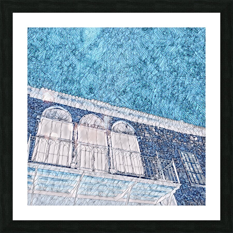 Icy Illusions Picture Frame print