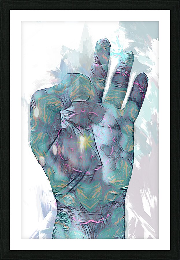 Celestial Approval Picture Frame print