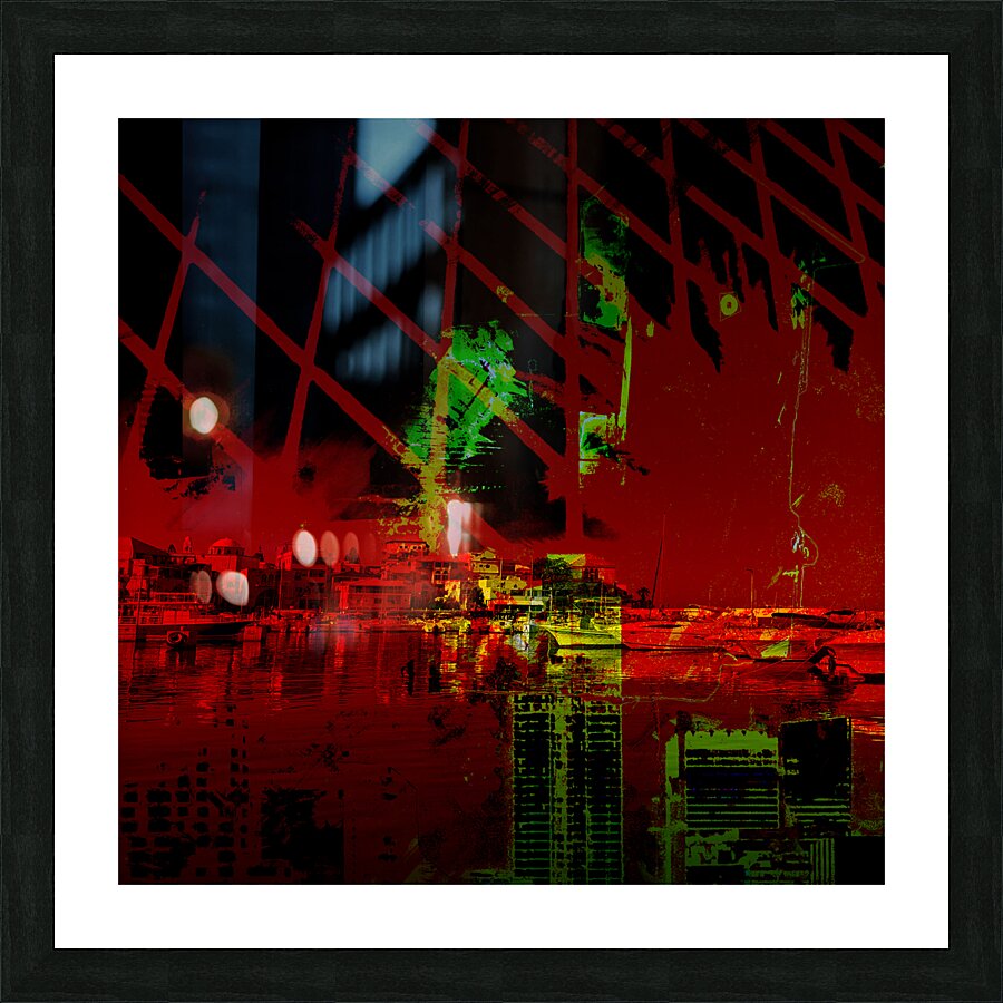 Trapped Between Shores Picture Frame Printing