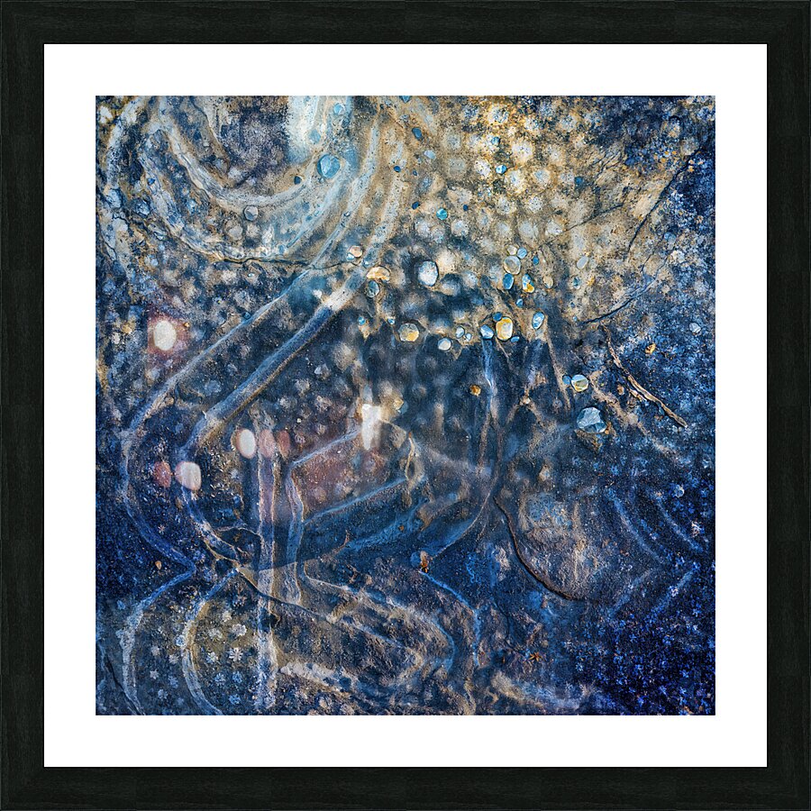 Metal Sands Picture Frame print