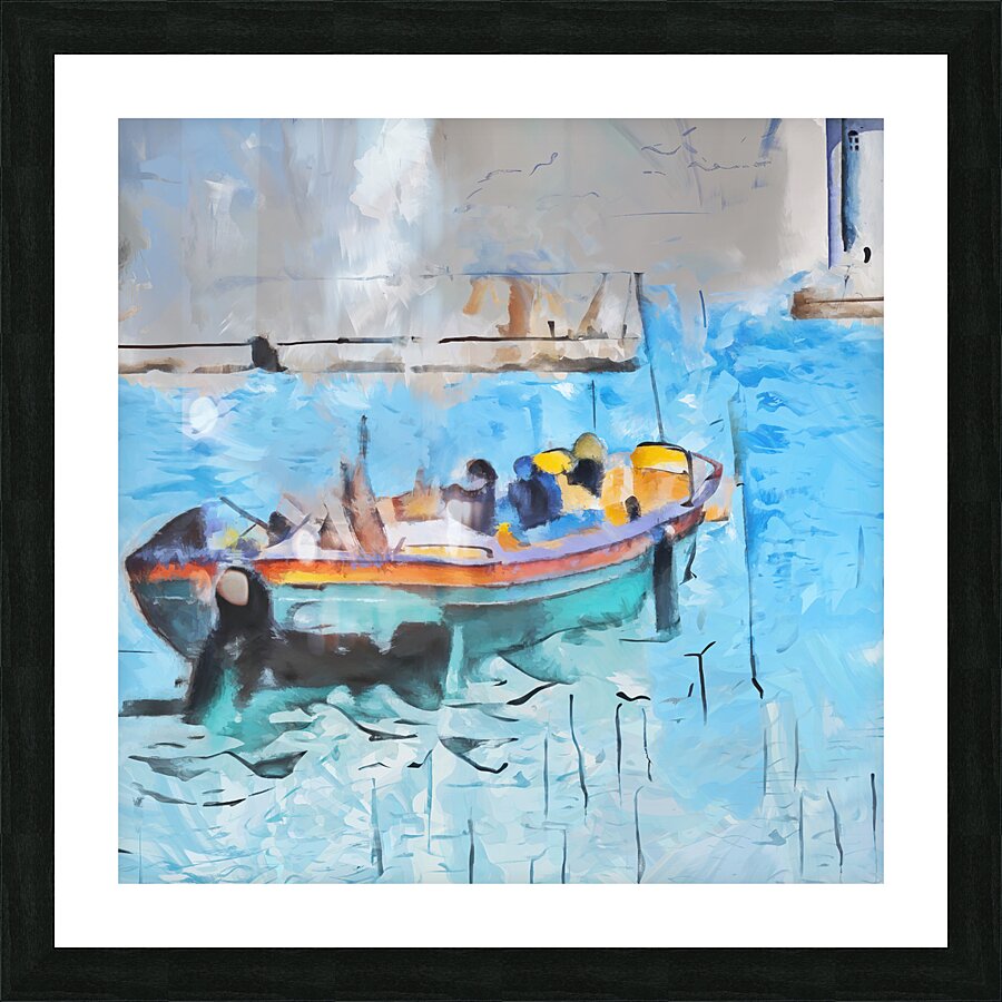 Drifting Beyond the Horizon Picture Frame print