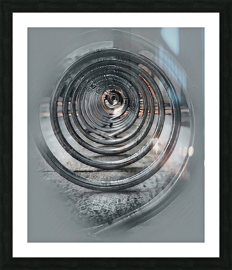 Fading Obstacles Picture Frame print