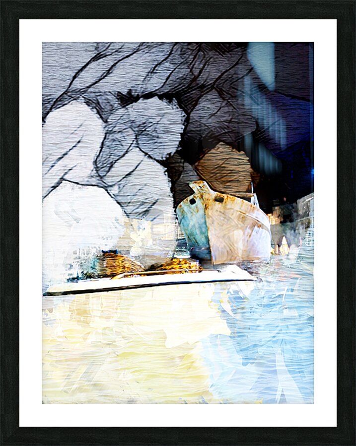 Salt in the Cracks Picture Frame print