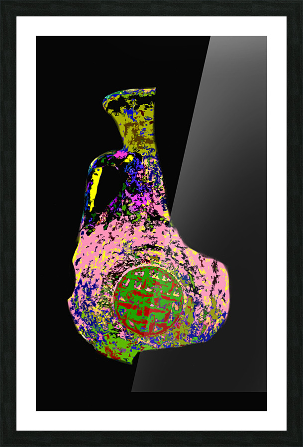 Excavated Vase Picture Frame print